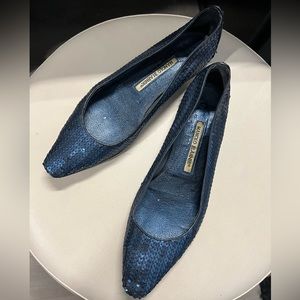Manolo blahnik sequin flat🌙